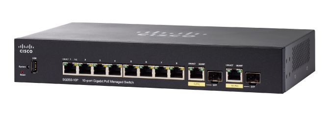 Cisco SG350-10 Small Business Switch